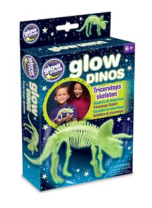 GlowStars Glow Dinos 3D kostra Triceratops