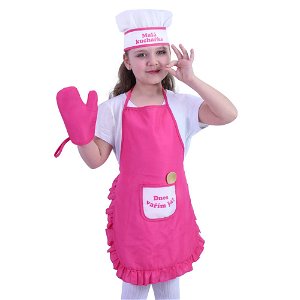 RAPPA Dětský kostým kuchařka s příslušenstvím