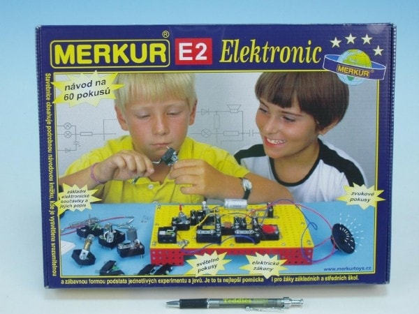 Merkur Toys Stavebnice MERKUR E2 elektronic v krabici