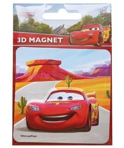 RAPPA Magnetky 3D Disney Cars/Auta 9x13 cm