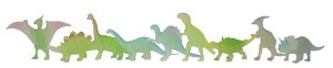 RAPPA Dinosauři svítí ve tmě 9 ks v sáčku