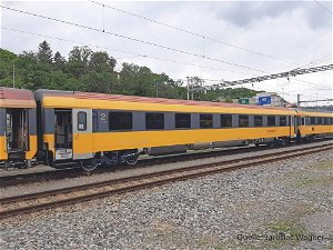 Piko Sada 2 osobních vagónů Eurofima 1. a 2. tř. Regiojet VI - 58222