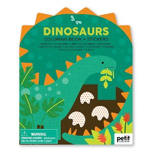 Petit Collage Omalovánka se samolepkami dinosauři