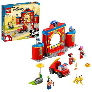 Lego Hasičská stanice a auto Mickeyho a přátel
