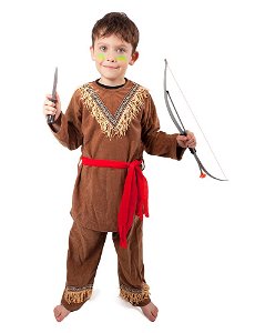 RAPPA Dětský kostým indián s šátkem (S)