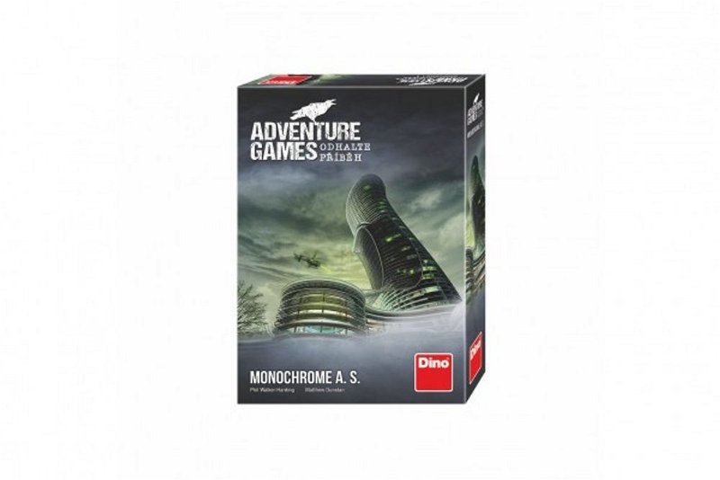 Dino Úniková hra: Monochrome a.s. - odhalte příběh společenská hra v krabičce 13x18x4cm
