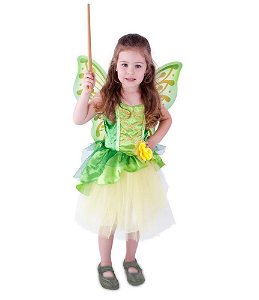 RAPPA Dětský kostým víla Zelenka s křídly (M) e-obal