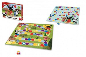 Dino Piknik a Oslava 2v1 Králíček Bing dětské společenské hry v krabici 33,5x23x3,5cm