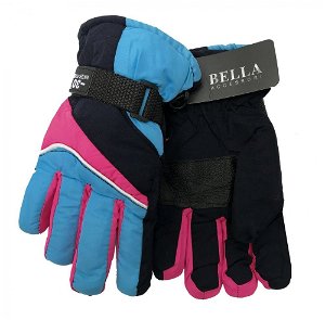 Bella Accessori Dětské zimní rukavice Bella Accessori 9011S-9 modrá