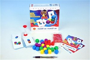 PEXI Paměť 3D společenská hra v krabici 20x18,5x5,5cm