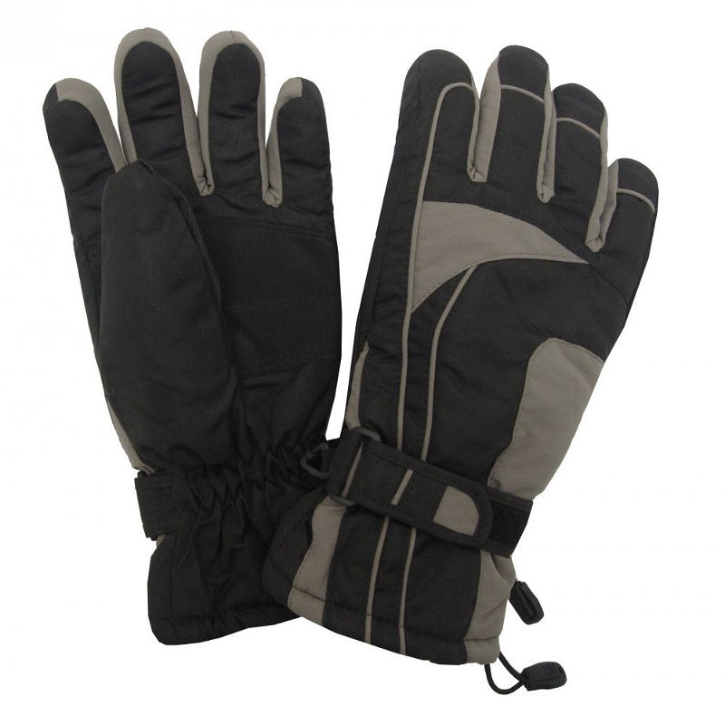 Lucky Dámské lyžařské rukavice Lucky B-4155 tmavě šedé - Velikost: M/L