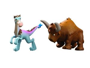 Popron Hodný Dinosaurus - Bisodon & Bubbha - plastové minifigurky 2ks