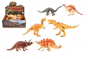 Teddies Dinosauři plast 16-18cm mix druhů 12ks v boxu