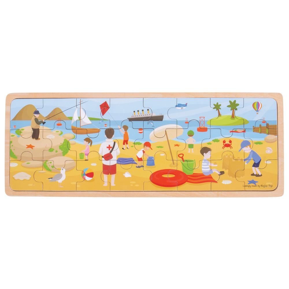 Bigjigs Toys puzzle - Na pláži