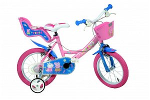 DINO Bikes Dětské kolo Dino Bikes 144R-PIG Prasátko Peppa 14 - II jakost