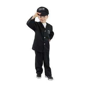 RAPPA Dětský kostým policista s čepicí - český potisk (M) e-obal
