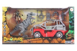 Popron Auto s dinosaurem
