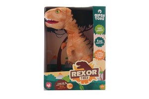 Popron Plyš T-Rex zvukový 38 cm hnědý