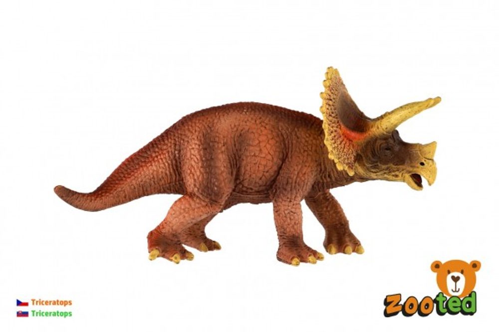 ZOOted Triceratops zooted plast 20cm v sáčku