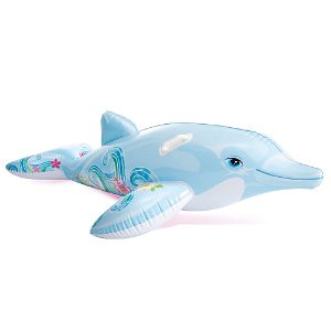 Intex Nafukovací hračka delfín modrý 175 x 66 cm INTEX 58535-N