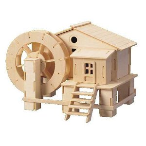 Woodcraft construction kit Woodcraft Dřevěné 3D puzzle vodní mlýn