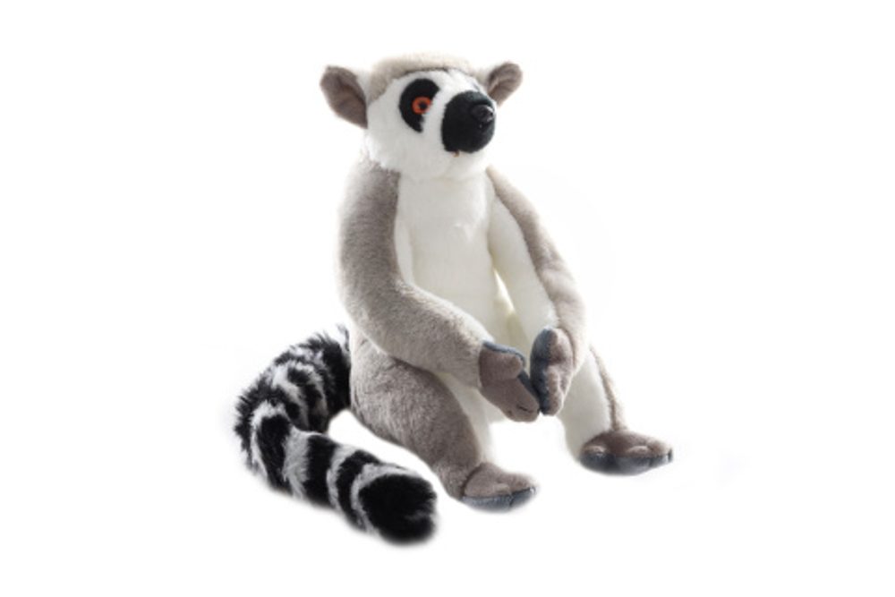 Popron Plyš Lemur se suchým zipem 21cm - ECO-FRIENDLY