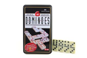 Popron Domino v plechové krabičce