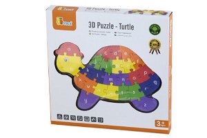 Popron 3D Puzzle - Želva s písmenky