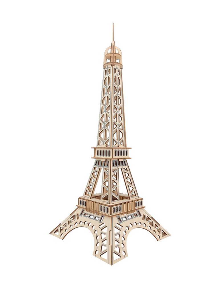 Woodcraft construction kit Woodcraft Dřevěné 3D puzzle Eiffelova věž