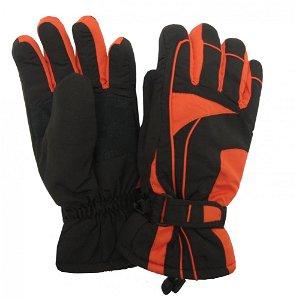 Lucky Dámské lyžařské rukavice Lucky B-4155 oranžové - Velikost: M/L