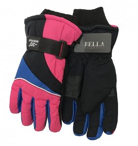 Bella Accessori Dětské zimní rukavice Bella Accessori 9009-2 růžová