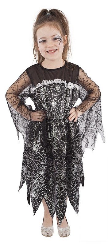 RAPPA Dětský kostým s pavučinou na čarodějnice/Halloween (M) e-obal