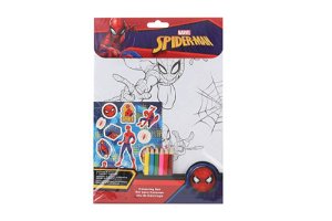 Popron Set omalovánky+samolepky Spiderman