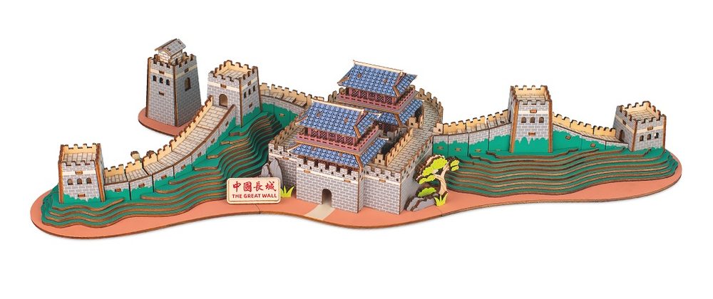 Woodcraft construction kit Woodcraft Dřevěné 3D puzzle Velká čínská zeď