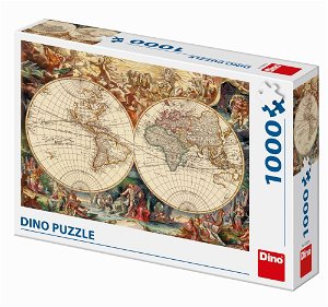 Dino HISTORICKÁ MAPA 1000 Puzzle
