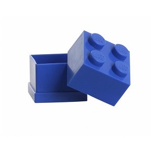 LEGO mini box 4 46 x 46 x 43 mm - modrá