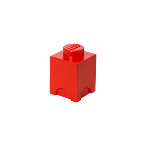 LEGO úložný box 1 125 x 125 x 180 mm - červená