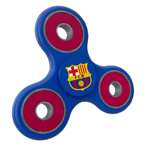 Spinner FC Barcelona modrý