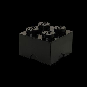 LEGO úložný box 4 250 x 250 x 180 mm - černá