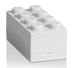 LEGO Mini box 45x91x42 bílý