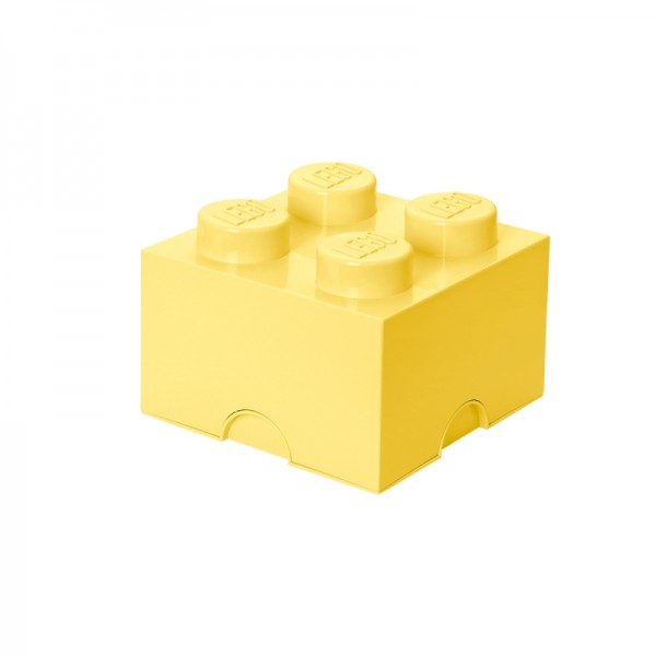LEGO úložný box 250 x 250 x 180 mm - světle žlutá