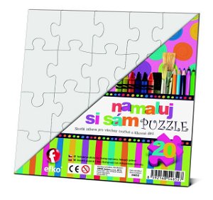 Namaluj si sám puzzle čtverec - EFKO baby 54652