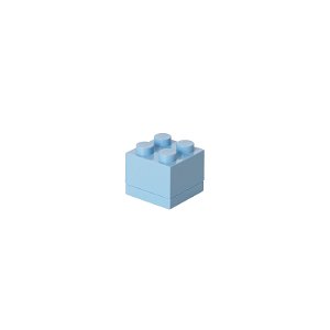 LEGO mini box 4 46 x 46 x 43 mm - světle modrá