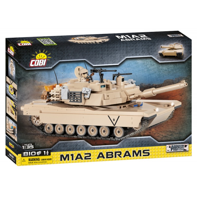 Cobi Armed Forces Abrams M1A2, 1:35, 810 k, 1 f