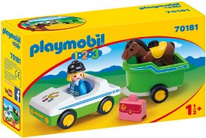 Playmobil 70181 Auto s přívěsem pro koně