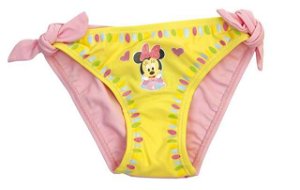 "Dívčí Baby plavky ""Minnie Mouse"" růžovo-žluté vel. 6, 12, 18, 24m "