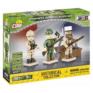 Cobi 3 figurky s doplňky French Armed Forces, 30 k