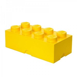 LEGO úložný box 8 250 x 500 x 180 mm - žlutá