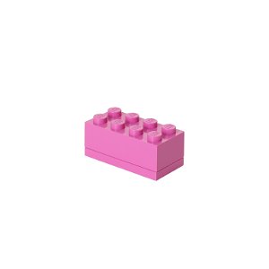 LEGO mini box 8 46 x 92 x 43 mm - růžová
