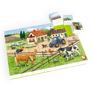 HUBELINO Puzzle-Život na farmě